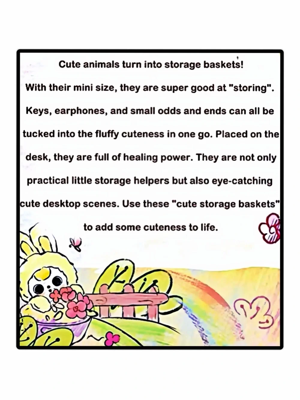 Baby Three Storage Basket Honey Bee